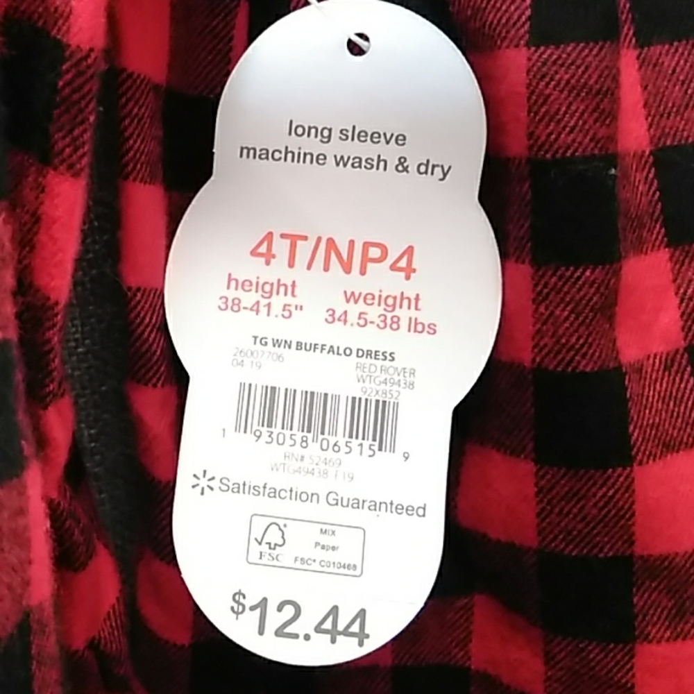 New Wonder Nation Dress 4T - Picture 4 of 4